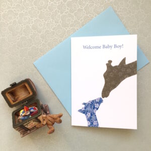 NEW BABY BOY GREETING CARD